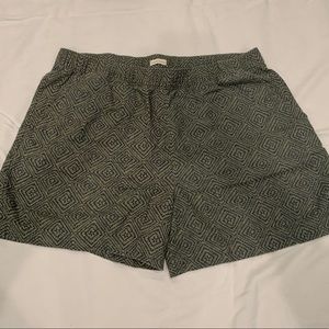 Linen Patterned Shorts